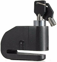 ACP Blocare disc motocicletă cu alarmă și zăvor 7mm Negru Culoare