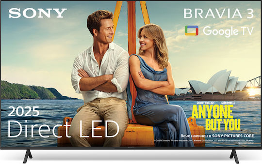 Sony Smart Τηλεόραση 43" 4K UHD LED BRAVIA 3 HDR (2025) K-43S3