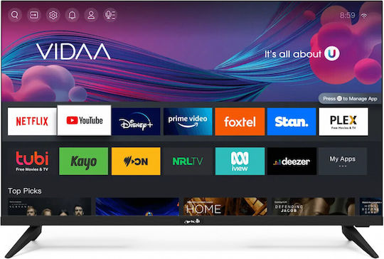 Arielli Smart Television 32" HD Ready QLED QLED-N215VDA (2025)