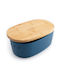 Dolce Mare Brotkasten mit Deckel Kunststoff Blau 38.1x25.4x15.2cm
