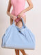 BodyTalk Fabric Light Blue Beach Bag