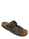 Herrensandalen in Braun Farbe