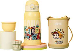 NOHOO Flasche 600ml Beige NOHOO Flasche 600ml Beige