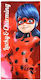 Kinderhandtuch Marienkäfer Miraculous Rot