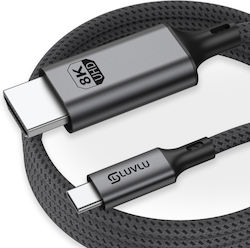 Luvlu Cablu Usb C la Hdmi Uhd 8k@60hz 4k@240hz Hdr 3d Hdcp Viteză 48gbps Dublu Împletit Compatibil Thunderbolt 4 Iphone 16 Pro Max Macbook Pro Air Galaxy S22 S23 Ipad Imac Lungime 1.8m Luvlu Cablu Usb C la Hdmi Uhd 8k@60hz 4k@240hz Hdr 3d Hdcp Viteză 48gbps Dublu Împletit Compatibil Thunderbolt 4 Iphone 16 Pro Max Macbook Pro Air Galaxy S22 S23 Ipad Imac Lungime 1.8m