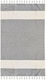 Prosop de plajă Hamam cu model diamant, 180x100cm, gri