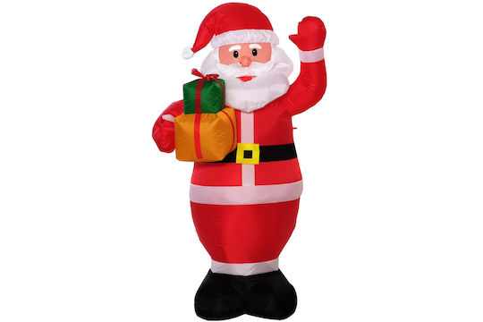 Inflatable Illuminated Santa Claus Red 150x55x55cm