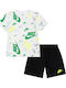 Kids' Set with Shorts Summer 2pcs Green
