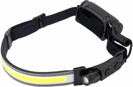 AWTools Επαναφορτιζόμενος Φακός Κεφαλής LED IP54 με Μέγιστη Φωτεινότητα 200lm