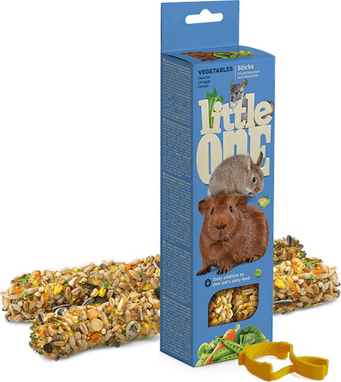 Little One Sticks Vegetables Ινδικά Χοιρίδια Κουνέλια & Τσιντσιλά 2τμχ