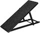 Rampă câini pisici 3 niveluri ajustabile 42-59cm antiderapant lungime 103cm negru