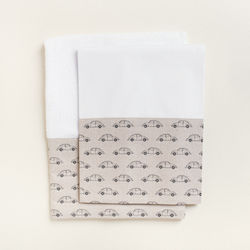 Beauty Home Set Bătături De Botez Albe 3 Bucăți