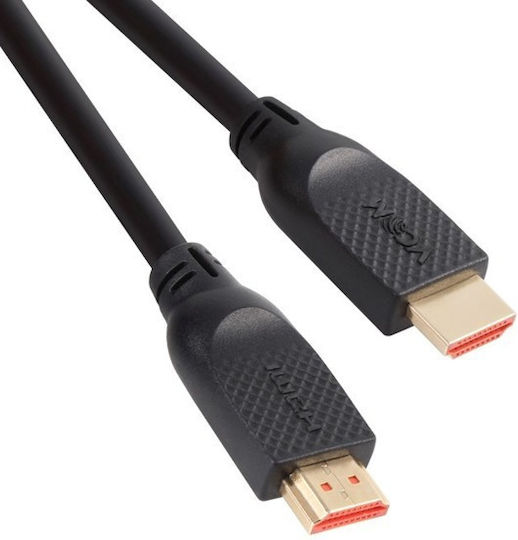 Vcom Cg517 HDMI мъжко към HDMI мъжко кабел 3м черен 4K 2160p @ 60fps 3840x2160