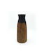Decorative Vase Black 14x14x37cm