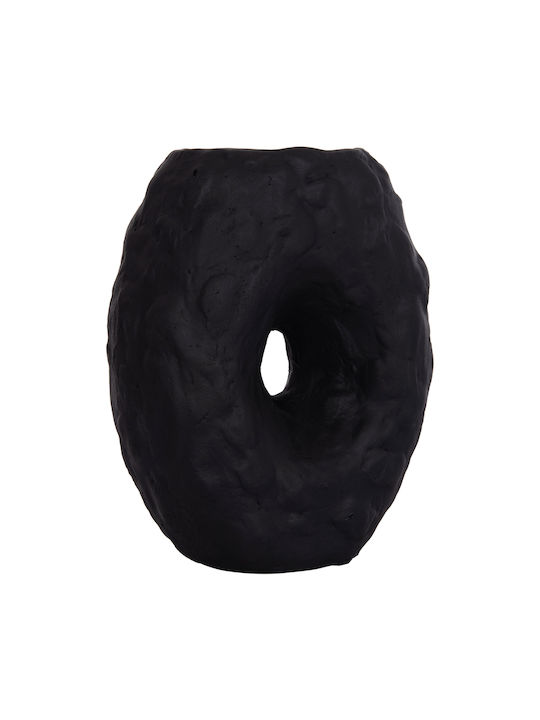 HomeMarkt Decorative Vase Namentis Black 22x13x28cm