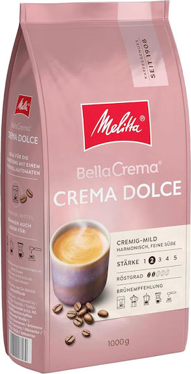 Καφές Espresso Melitta Bellacrema Crema Dolce 1000g Κόκκους