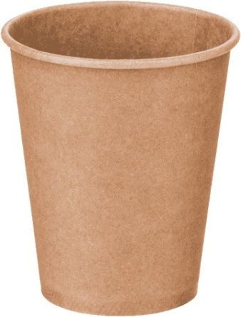 Tefaco Disposable Cup Paper Brown 250ml 50pcs