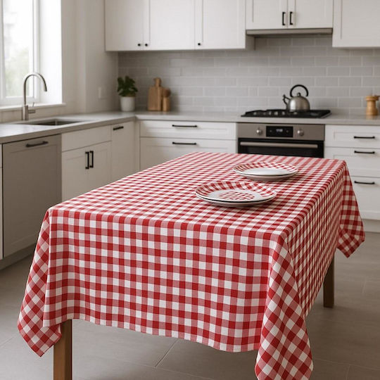 Linea Home Τραπεζομάντηλο Κόκκινο 140x140εκ.