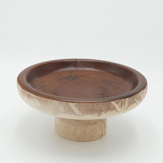 Decorative Bowl Brown 25x11x11cm