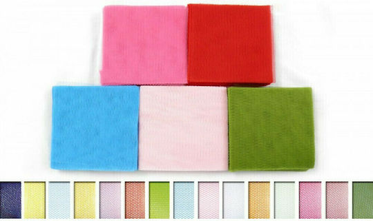 Einfacher Tüll 14 x 14 cm Staubiges Rosa 100 Stück