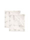 Bimbidreams Isolda Ecru Muslin Swaddle Blanket 60x60cm 2 Pieces