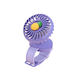 Hoomei Handgeführter USB Ventilator 3W Lila HM-...