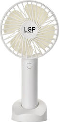 Lamtech Ανεμιστηράκι Χειρός Λευκό LAM980060 Lamtech Ανεμιστηράκι Χειρός Λευκό LAM980060