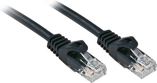 Lindy U/UTP Cat.6 Gigabit Ethernet Network Cable 0.3m Black