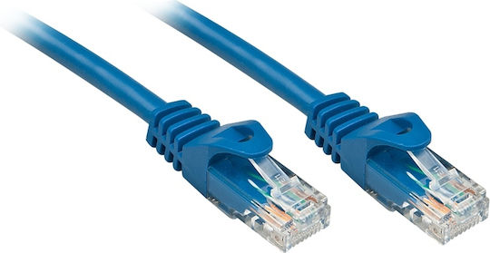 Lindy U/UTP Cat.6 (Gigabit) Καλώδιο Δικτύου Ethernet 5m Μπλε