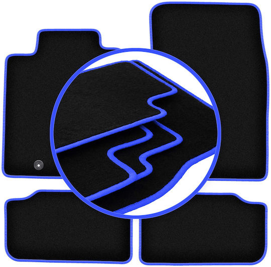 Carlux-blue Car Mats Hyundai Genesis G80 Sedan 2013