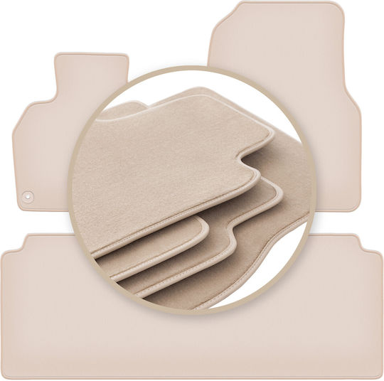 Premium Beige Floor Mats Renault Grand Espace Iv Minivan 2002-2014