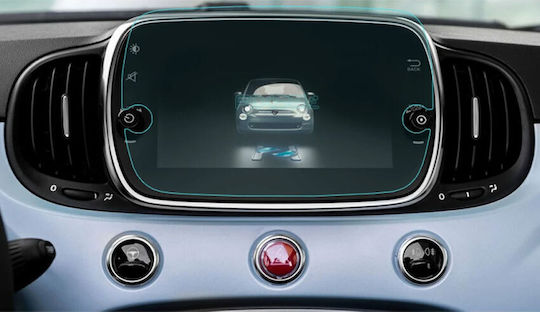 Car Screen Protector Gloss 9.6" Compatible with Fiat 500 Facelift
