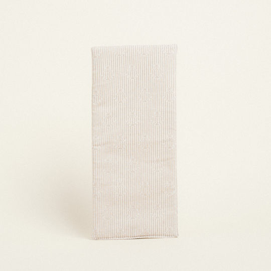 Beauty Home Agățătoare Din Țesătură Cutie Pentru Lumânare Bej 35x22cm