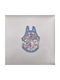 Bonnie XS Hellblaues Hundetanktop mit mehrfarbigen Blumen