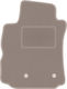Beige Driver Mat Renault Modus Minivan 2004-2012