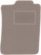 Beige Driver Mat Volkswagen Corrado Coupe 1988-1994