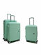 Felbags Hard Turquoise Suitcases with 4 Wheels Set of 3 Pieces