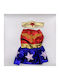 Bonnie Small Dog Costume Wonder Woman Dress Headband