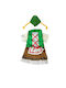 Bonnie XL Dog Costume Dirndl Green Brown Hat