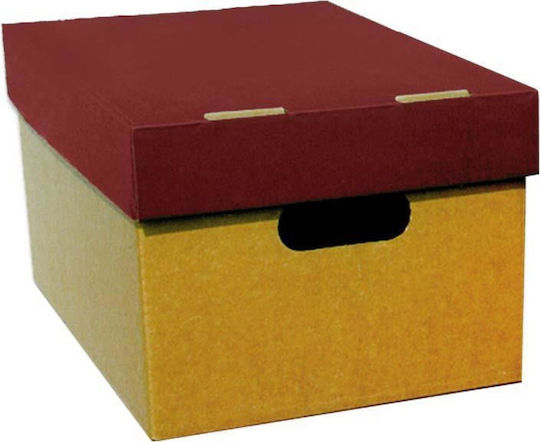 Kasten Classic Burgundisch mit Deckeln A3 Höhe 21x32x44cm