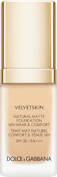 Dolce & Gabbana Velvetskin Liquid Foundation SP...