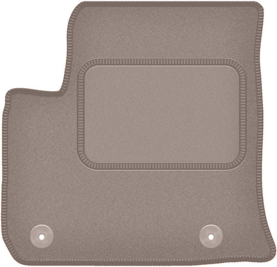 Beige Driver Mat Peugeot E-208 Ii Hatchback 2019