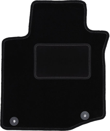 Black Driver Car Mat Peugeot 108 Hatchback 2014