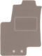Beige Driver Mat Kia Venga Minivan 2009-2017