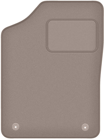 Beige Driver Mat Citroen Zx Hatchback 1991-1998