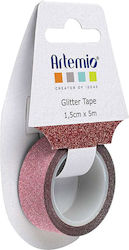 Διακοσμητική Ταινία Αυτοκόλλητη Glitter Artemio Μπρονζε 1,5cm X 5m 11004444