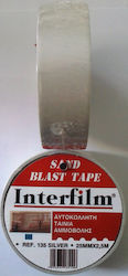 Self-Adhesive Sandblasting Tape 25mm x 2.5m Ref:135 Silver 17338 17338