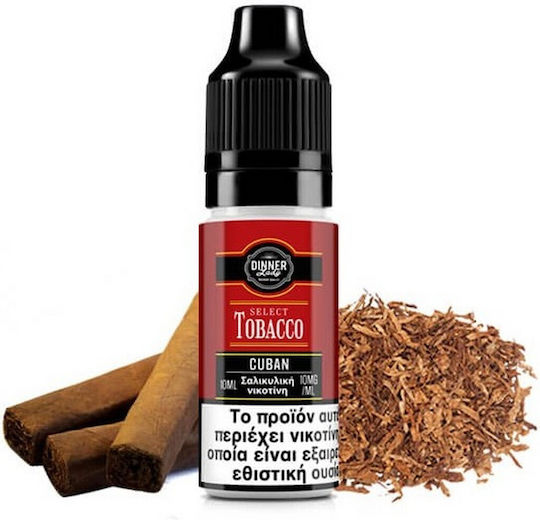 Dinner Lady Έτοιμο Υγρό Αναπλήρωσης Select Tobacco με Καπνική Γεύση 20mg 10ml