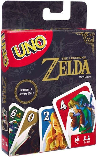 Board Game Uno The Legend of Zelda Edition for 2-10 Players 7+ Years Old (EN) Mattel