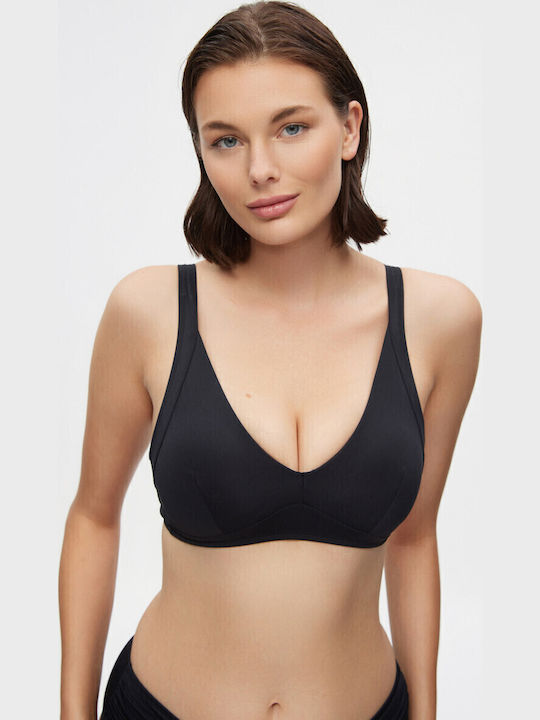 Minerva Mariana Bikini Triunghi cu burete Black